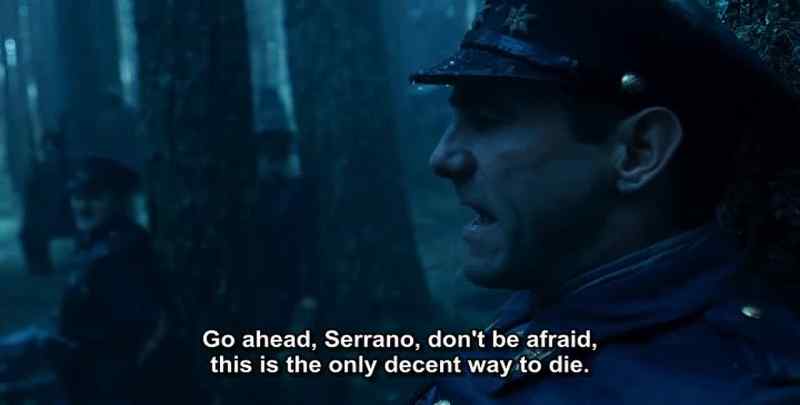 Go ahead Serrano don't be afraid