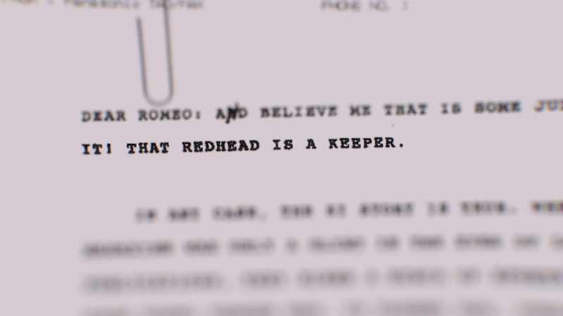 Go for it! That redhead is a keeper.”