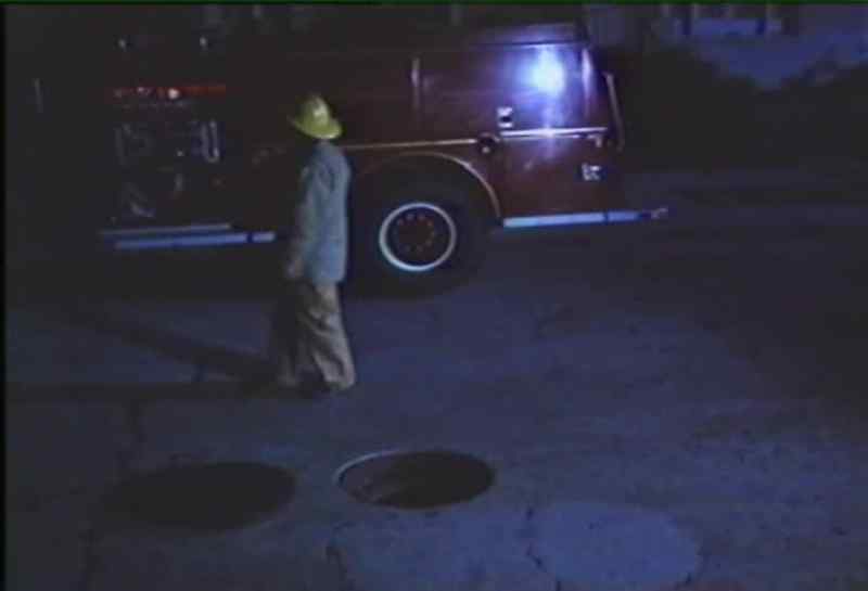 Go on, fellas. Get the hose out. Hurry up. Get it down