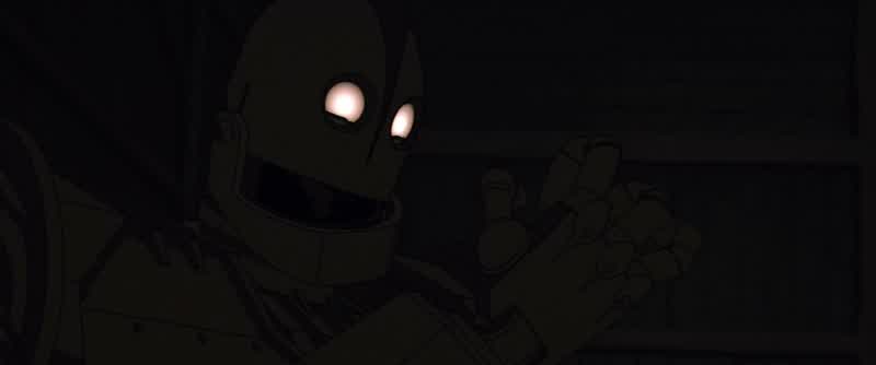 Go on TeII him what you saw FrankYou're not gonna beIieve thisBut it was a giant metaI man