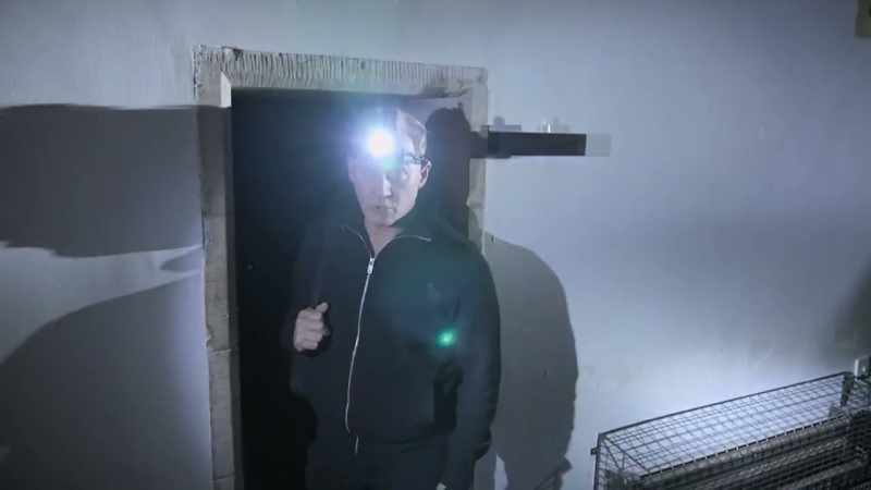 Go right through the ceiling, go upstairs, go right over there