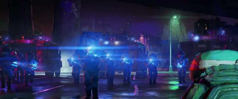 Go...! Surround them! Make a perimeter