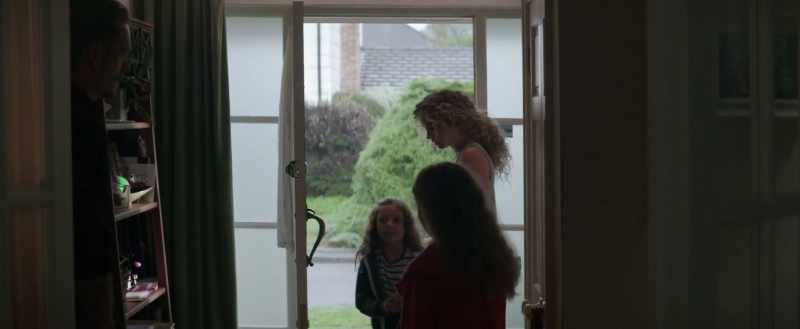 Go to the back yard. - (front door shuts)