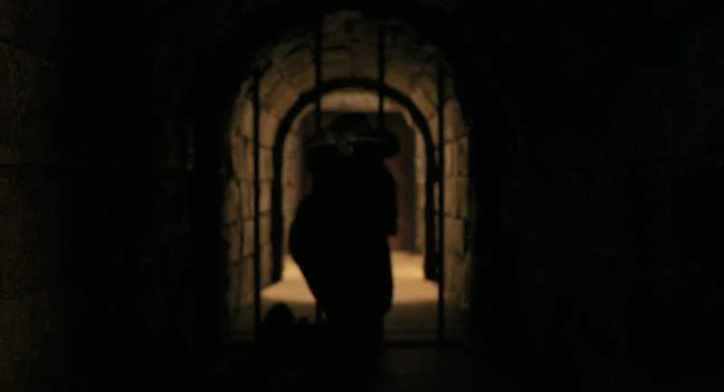 Go through the room quietly