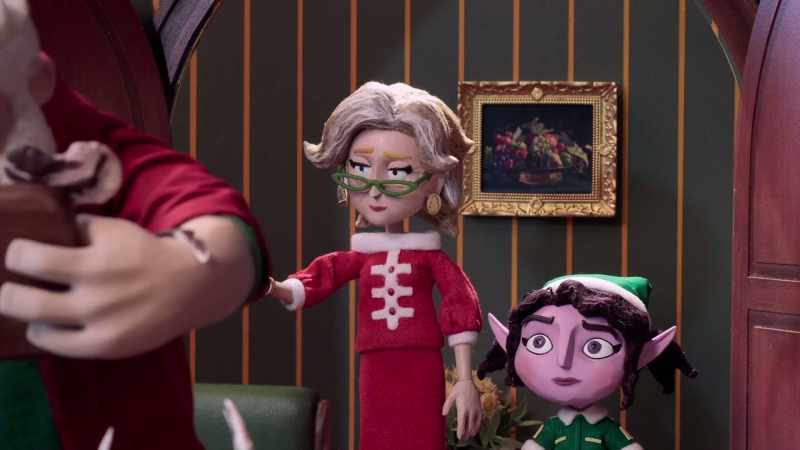 (gobbling) -(Mrs. Claus gasps)