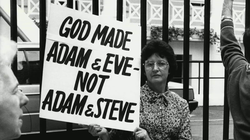 God created Adam and Eve, not Adam and Steve