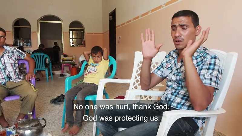 God protected us, Because we wanted to bury a body