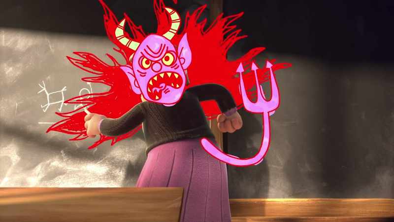 Godfrey is the devil! [growls]