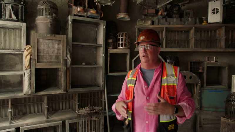 Going from film into the real world was building stuff