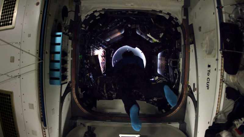 Going into space is like I live my whole life in a