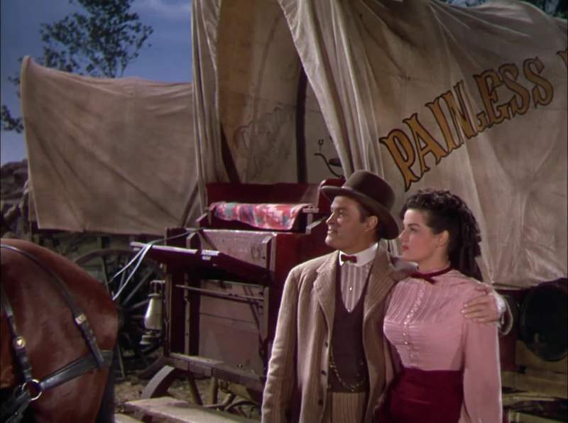 Going west in a covered wagon That's my kind of life