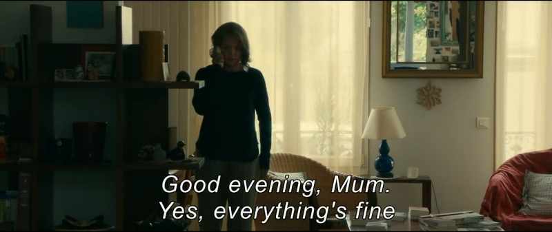 Good evening, Mum. Yes, everything's fine