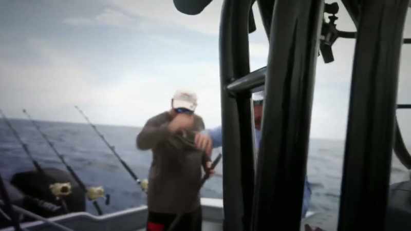 Good fish, boys. -[ronald exclaims]