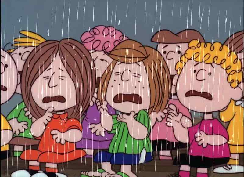 Good grief. Rain