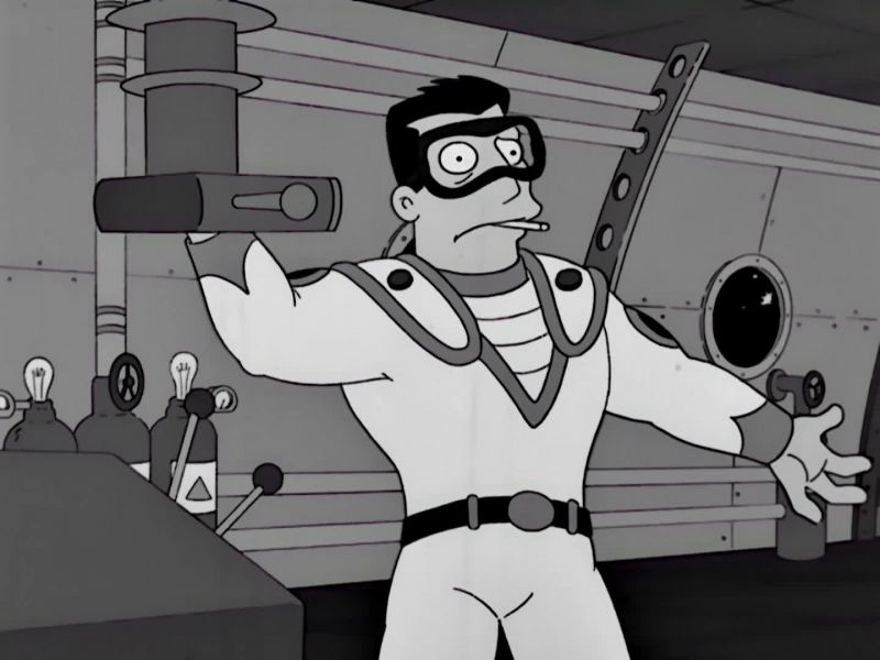 Good Lord! We're on a collision course with a monster from space!