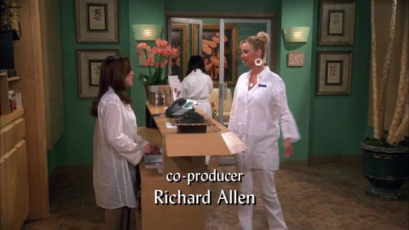 Good morning, Phoebe. - Good morning, receptionist
