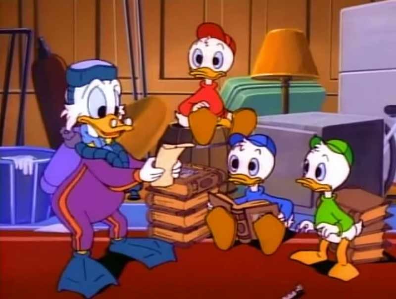 [goose calling]