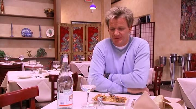Gordon found that we had too much garlic in our sauce