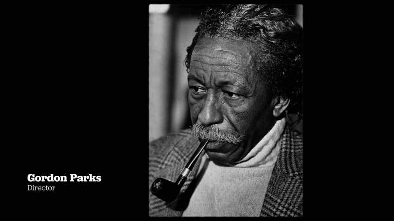 Gordon Parks, making a second studio film in 1971