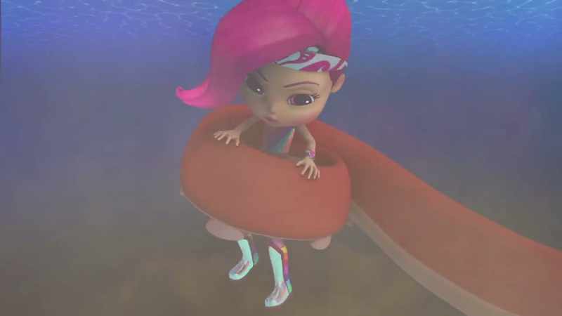 Got to make the squid let go!