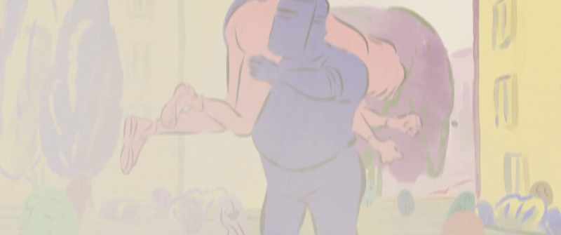 Got you! - Get off me, you big brute!