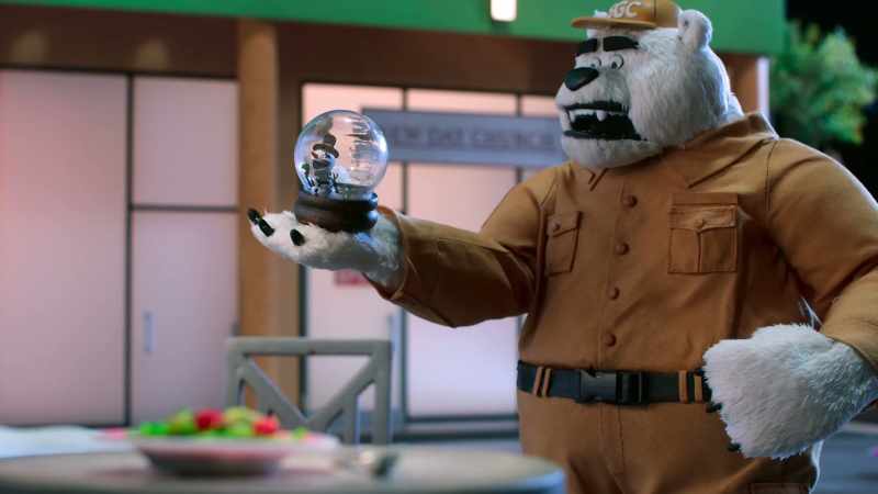 Gotcha, ya icy bastard! -Ahh! No!