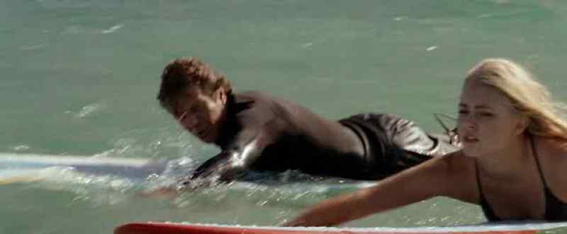 Grab my ankle, I'll tow you out. - No, I'm good