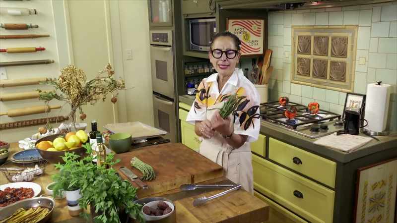 Grab two bunches of asparagus