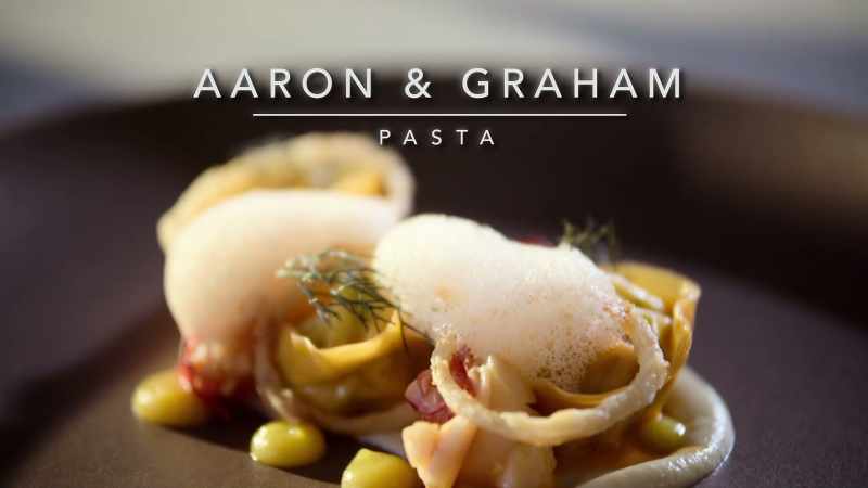 [Graham] Today we made a lobster tortellini