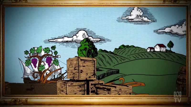 Grapevine cuttings were carried on the First Fleet