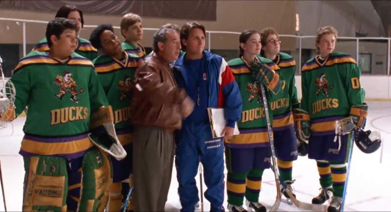 Great day for hockey ain't it Sure is cowboy