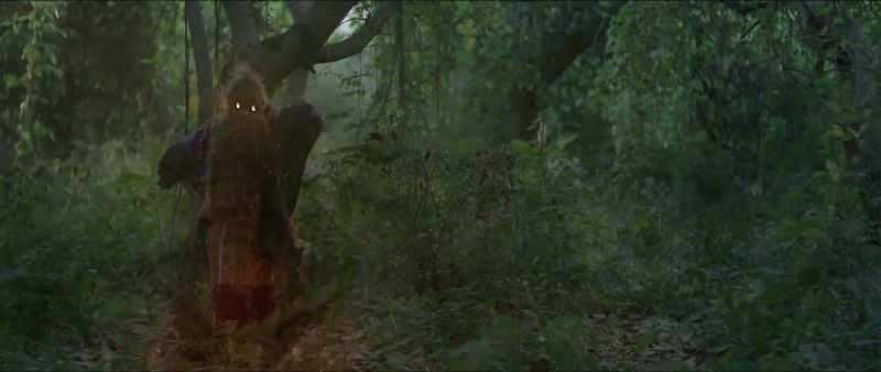 Great forest trees, come to my aid now!