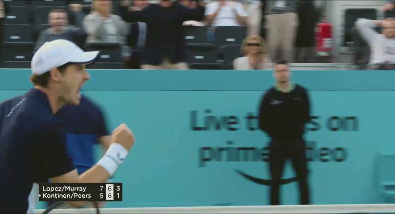 Great play! -He's loose, he's happy