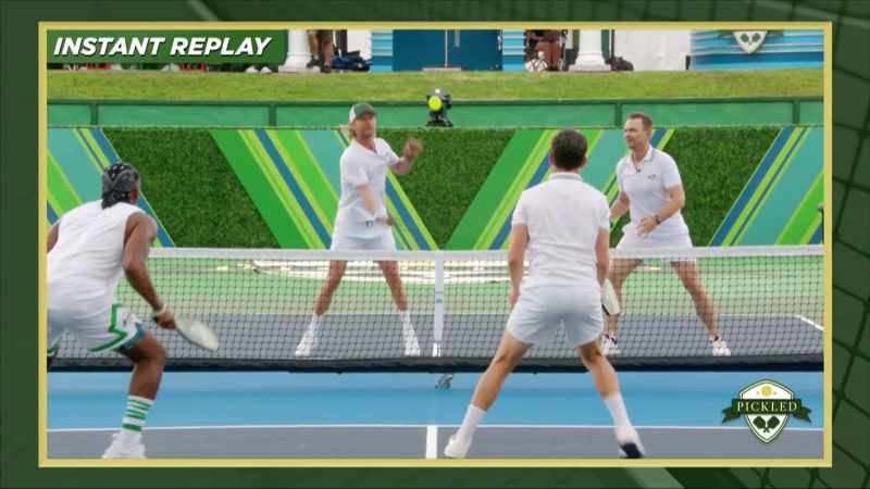 GREENFIELD WITH THE BACKHAND, BUT IT'S NOT ENOUGH