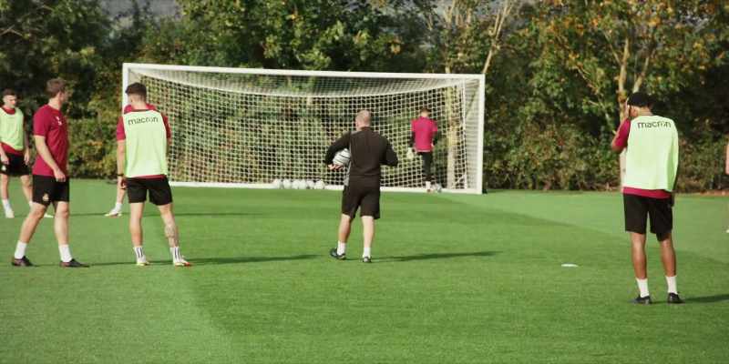Greens go to this end, two ten-minute games