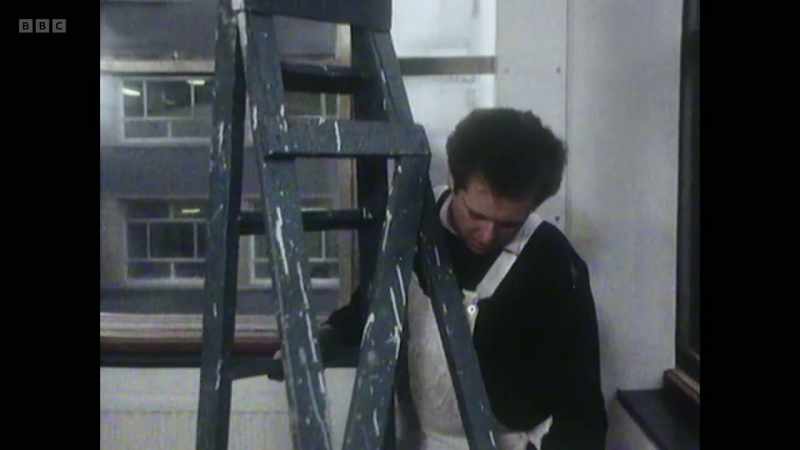 Greg Cowan, by day a contract painter
