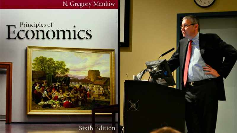 GREG MANKIW: WELL IF I'M TEACHING THE COURSE FOR MANY