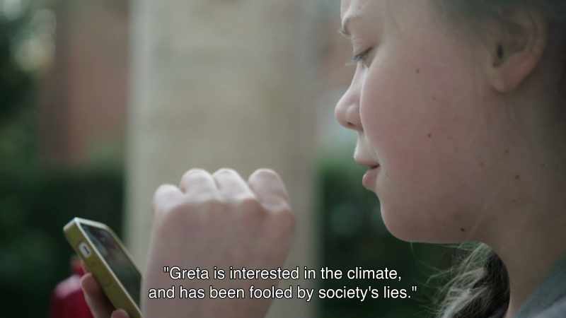 Greta is interested in the climate
