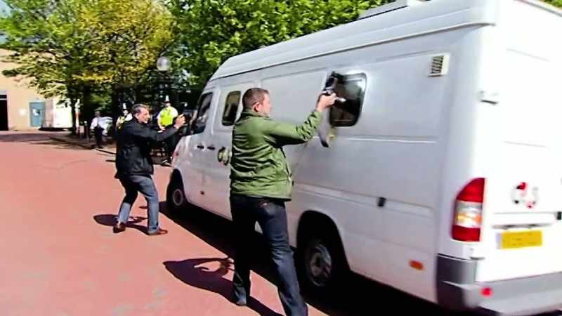 Griffiths had filmed and photographed himself at work
