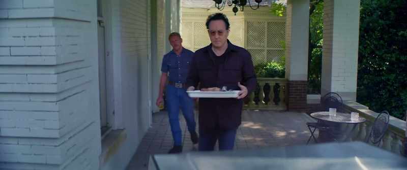 [grill sizzling]