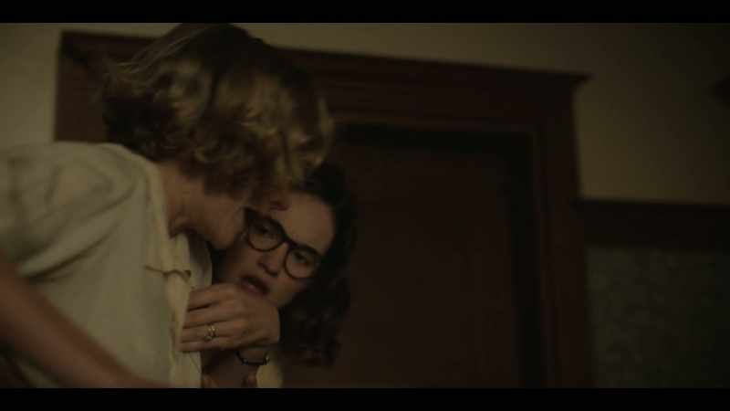 [groaning] -[Peggy] Are you all right?