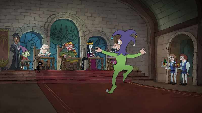 [groans] Can we have one dinner where we're not watching Jester?