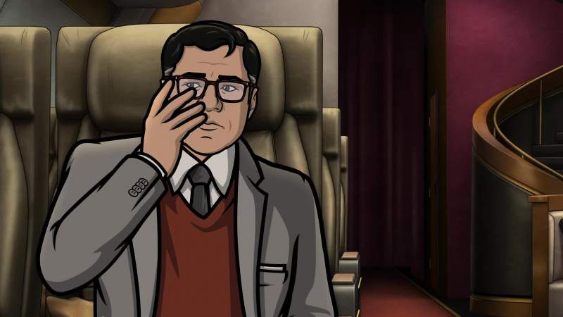 Groans Damn it ARCHER laughs