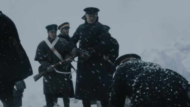 Groups of six. Carry any wounded back to the ships