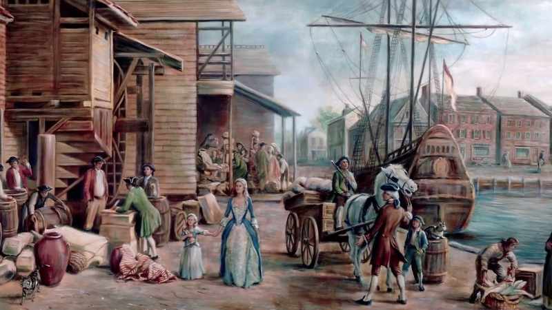 Growing commerce, saloons and taverns