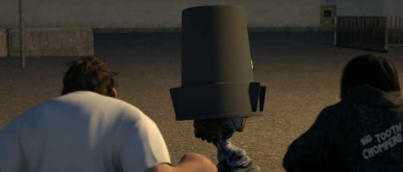 [ growling ]