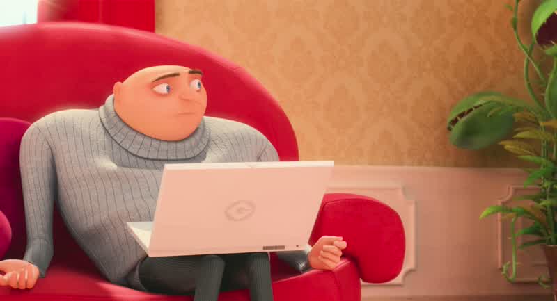 Agnes Agnes tell Jillian I'm not hereGru's not hereAre you sureYes he just told meMmm mmmI mean no he didn't just tell meAgnes where is GruHe's putting on lipstickHe's swatting at fliesNo NoHe's