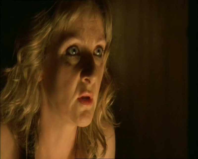(GRUFF VOICE) Where is she?