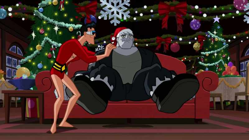 (GRUMBLING) - And look, Christmas cartoons!