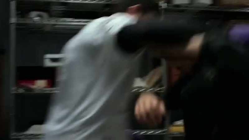 [grunting] - [bones crack]